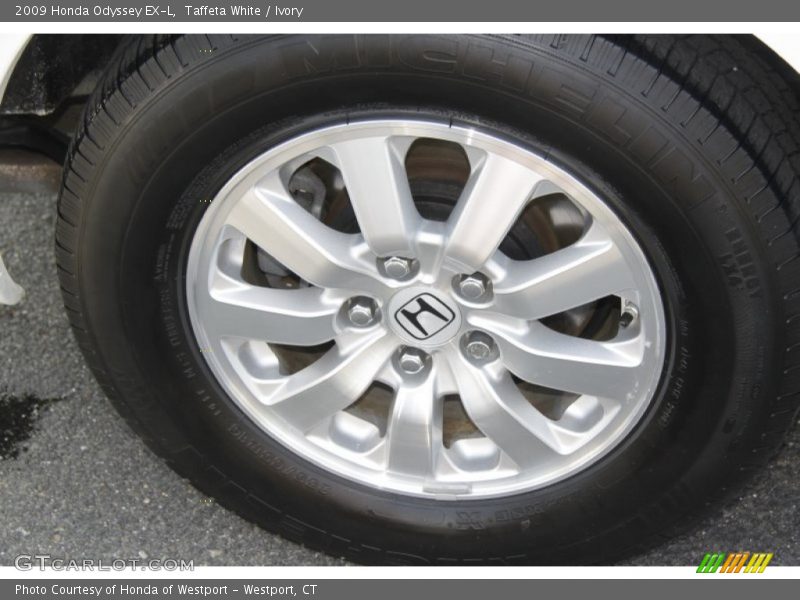 Taffeta White / Ivory 2009 Honda Odyssey EX-L