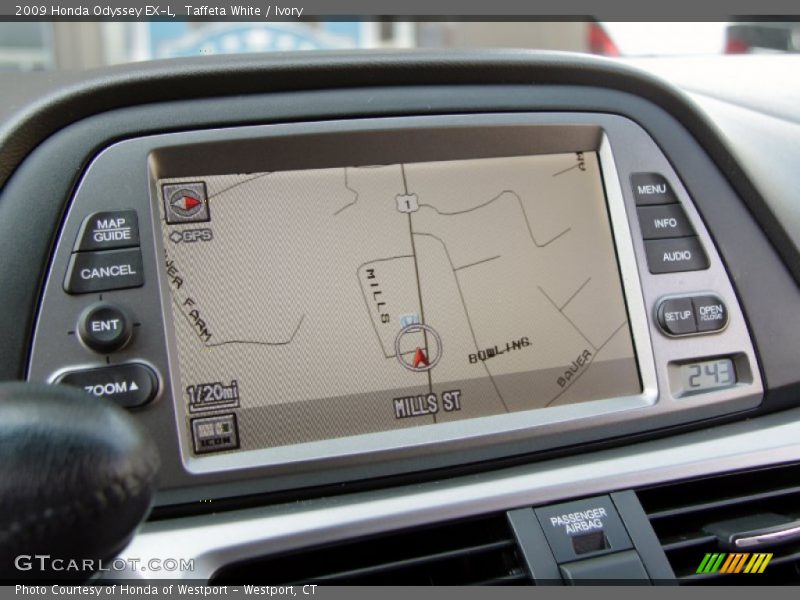 Taffeta White / Ivory 2009 Honda Odyssey EX-L