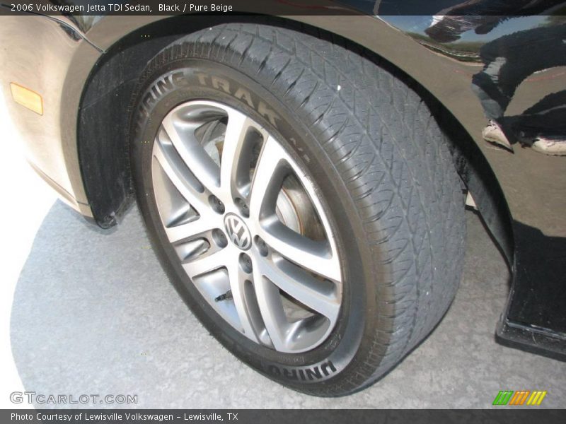 Black / Pure Beige 2006 Volkswagen Jetta TDI Sedan