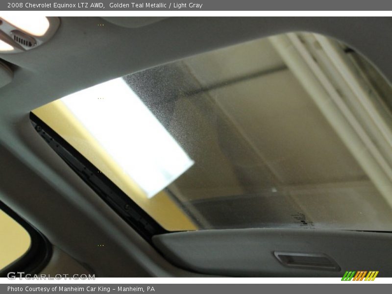 Golden Teal Metallic / Light Gray 2008 Chevrolet Equinox LTZ AWD