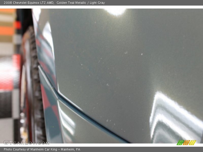 Golden Teal Metallic / Light Gray 2008 Chevrolet Equinox LTZ AWD