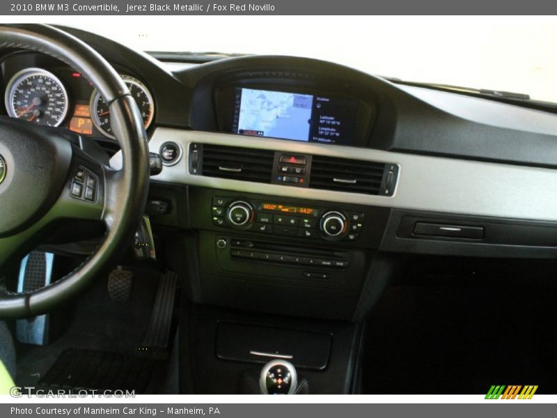 Jerez Black Metallic / Fox Red Novillo 2010 BMW M3 Convertible