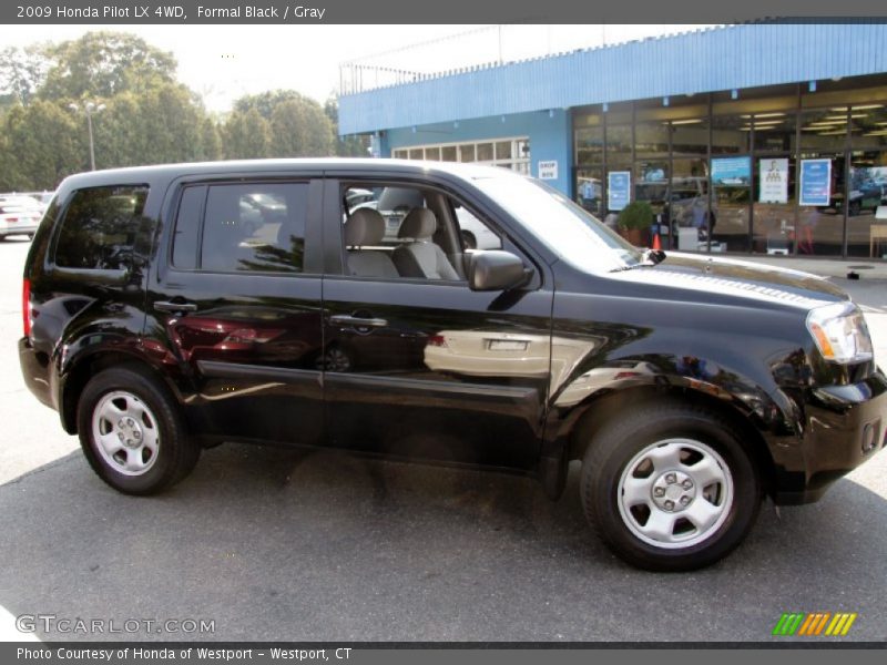 Formal Black / Gray 2009 Honda Pilot LX 4WD