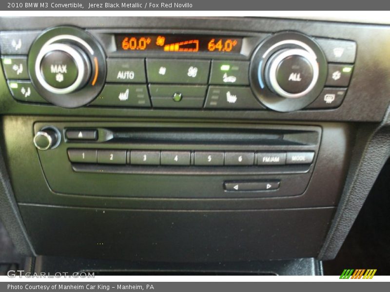 Controls of 2010 M3 Convertible