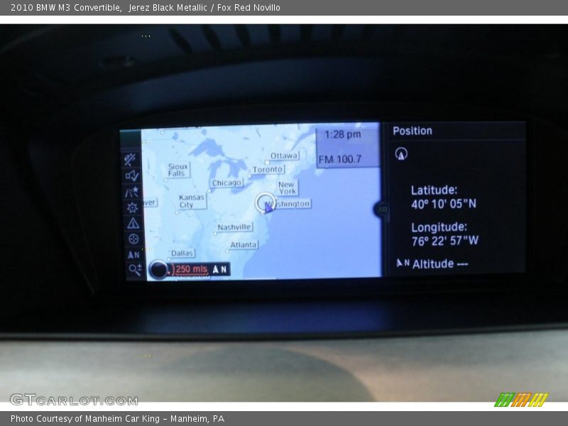 Jerez Black Metallic / Fox Red Novillo 2010 BMW M3 Convertible