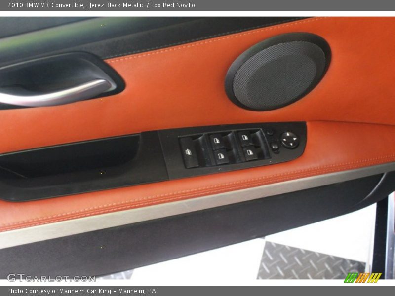 Jerez Black Metallic / Fox Red Novillo 2010 BMW M3 Convertible
