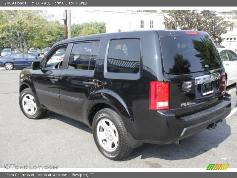 Formal Black / Gray 2009 Honda Pilot LX 4WD