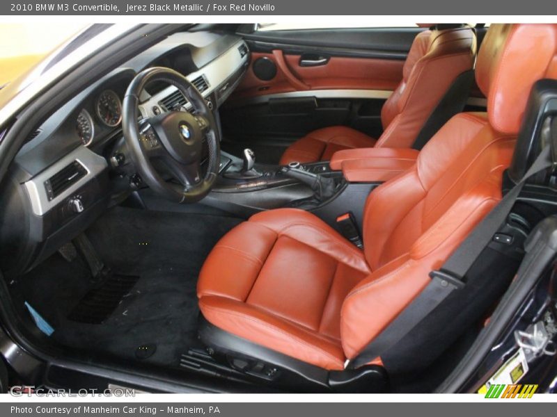  2010 M3 Convertible Fox Red Novillo Interior