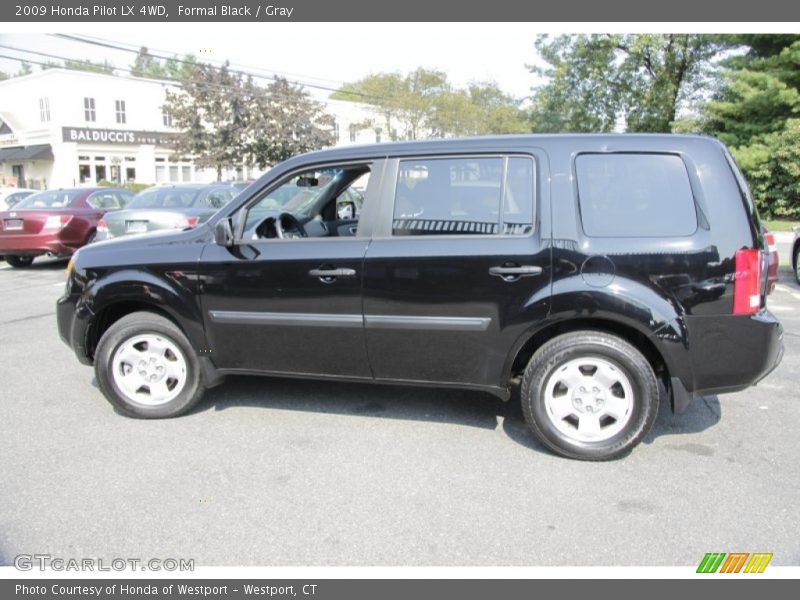 Formal Black / Gray 2009 Honda Pilot LX 4WD