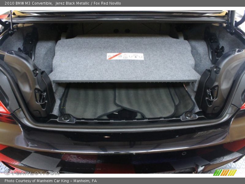  2010 M3 Convertible Trunk