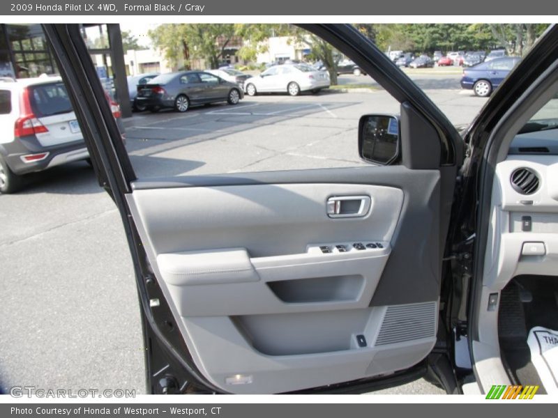 Formal Black / Gray 2009 Honda Pilot LX 4WD