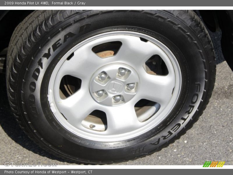 Formal Black / Gray 2009 Honda Pilot LX 4WD