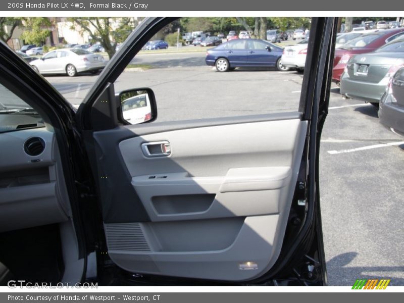 Formal Black / Gray 2009 Honda Pilot LX 4WD