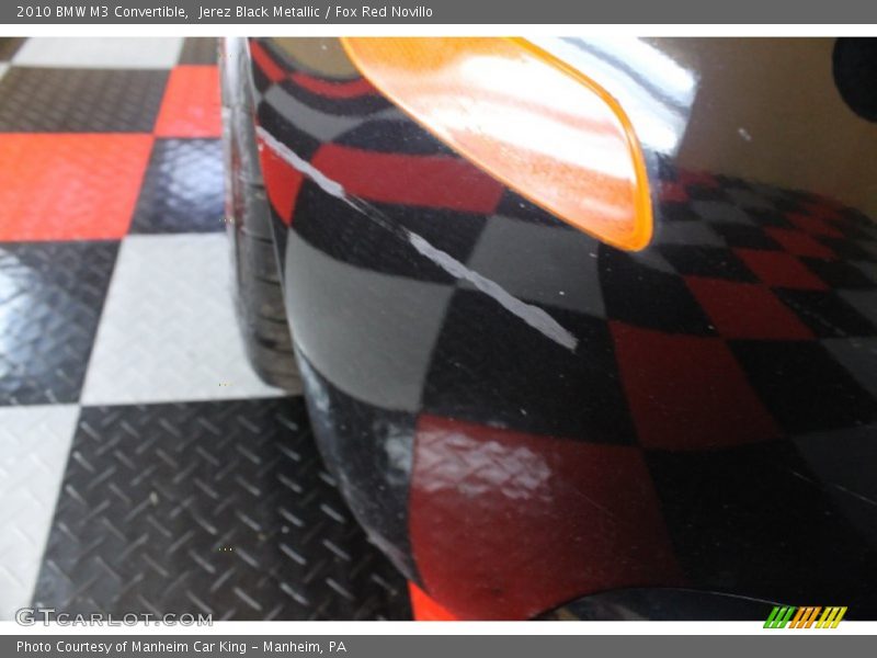 Jerez Black Metallic / Fox Red Novillo 2010 BMW M3 Convertible