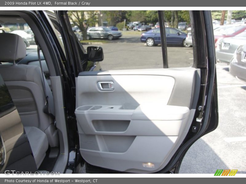Formal Black / Gray 2009 Honda Pilot LX 4WD