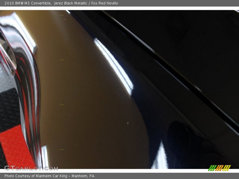 Jerez Black Metallic / Fox Red Novillo 2010 BMW M3 Convertible
