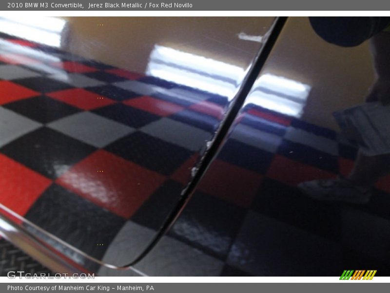 Jerez Black Metallic / Fox Red Novillo 2010 BMW M3 Convertible