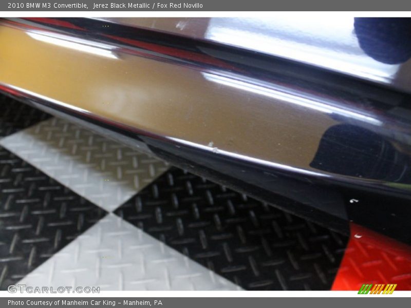 Jerez Black Metallic / Fox Red Novillo 2010 BMW M3 Convertible