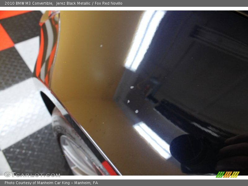 Jerez Black Metallic / Fox Red Novillo 2010 BMW M3 Convertible