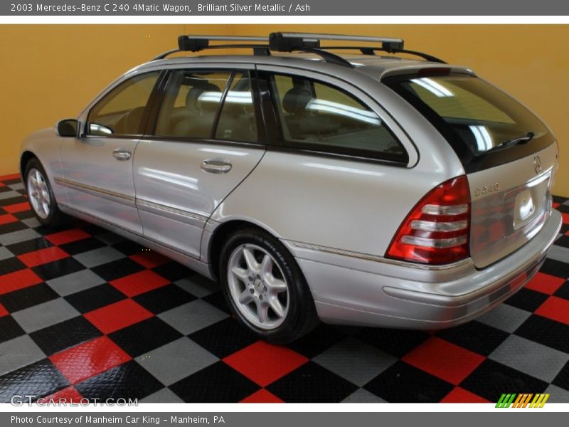 Brilliant Silver Metallic / Ash 2003 Mercedes-Benz C 240 4Matic Wagon