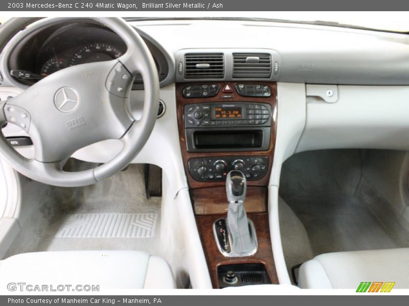 Brilliant Silver Metallic / Ash 2003 Mercedes-Benz C 240 4Matic Wagon