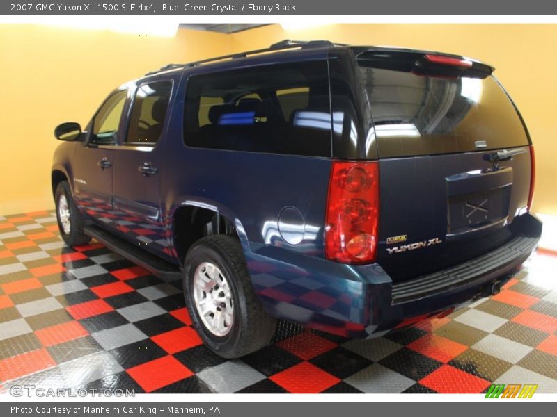 Blue-Green Crystal / Ebony Black 2007 GMC Yukon XL 1500 SLE 4x4