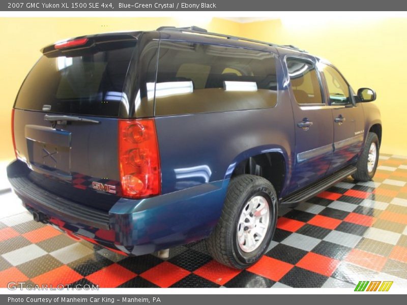 Blue-Green Crystal / Ebony Black 2007 GMC Yukon XL 1500 SLE 4x4