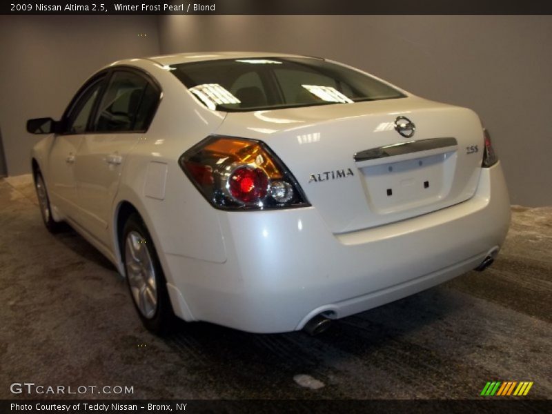 Winter Frost Pearl / Blond 2009 Nissan Altima 2.5