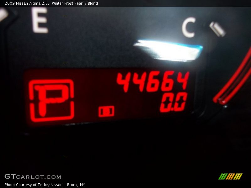 Winter Frost Pearl / Blond 2009 Nissan Altima 2.5