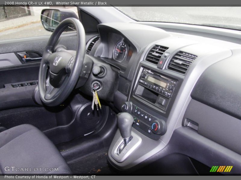 Whistler Silver Metallic / Black 2008 Honda CR-V LX 4WD