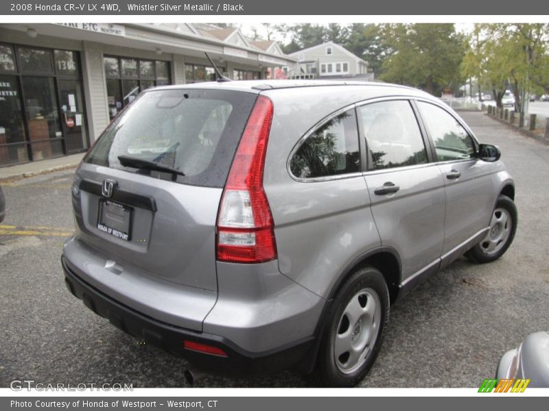 Whistler Silver Metallic / Black 2008 Honda CR-V LX 4WD