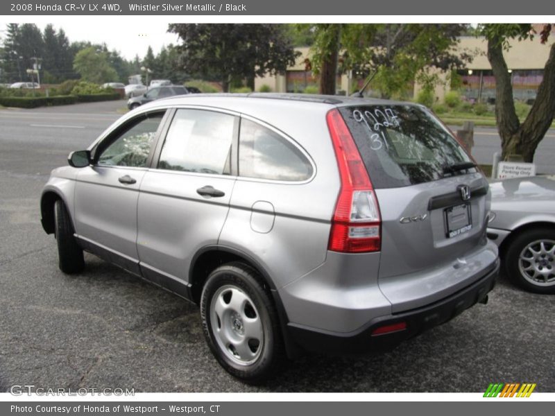 Whistler Silver Metallic / Black 2008 Honda CR-V LX 4WD