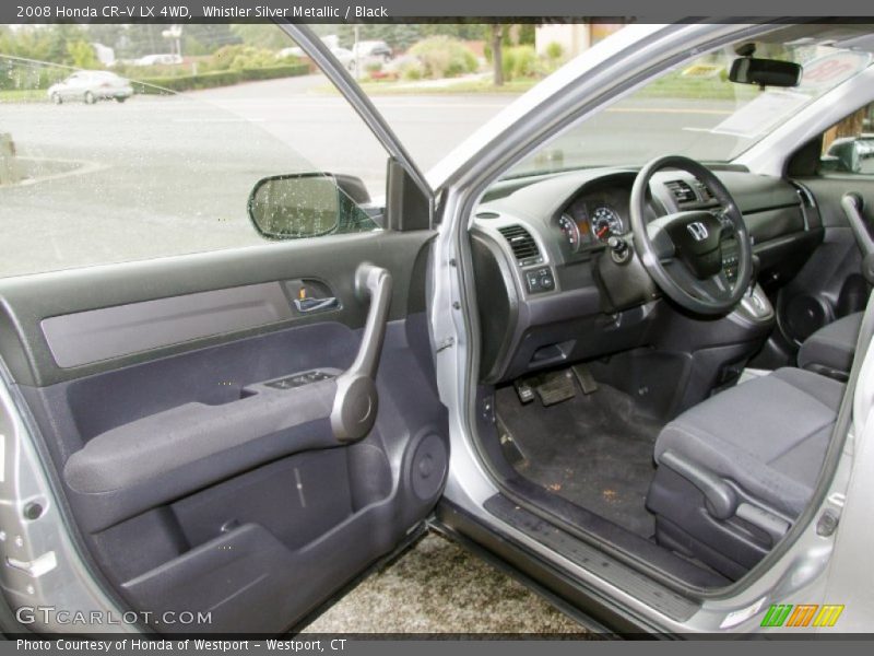 Whistler Silver Metallic / Black 2008 Honda CR-V LX 4WD