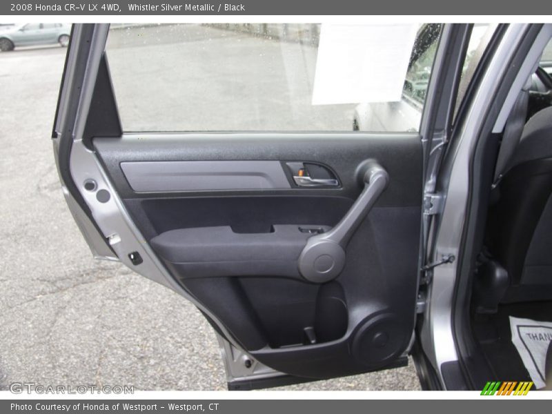 Whistler Silver Metallic / Black 2008 Honda CR-V LX 4WD