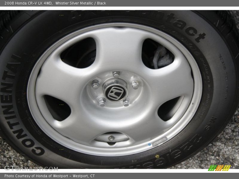 Whistler Silver Metallic / Black 2008 Honda CR-V LX 4WD