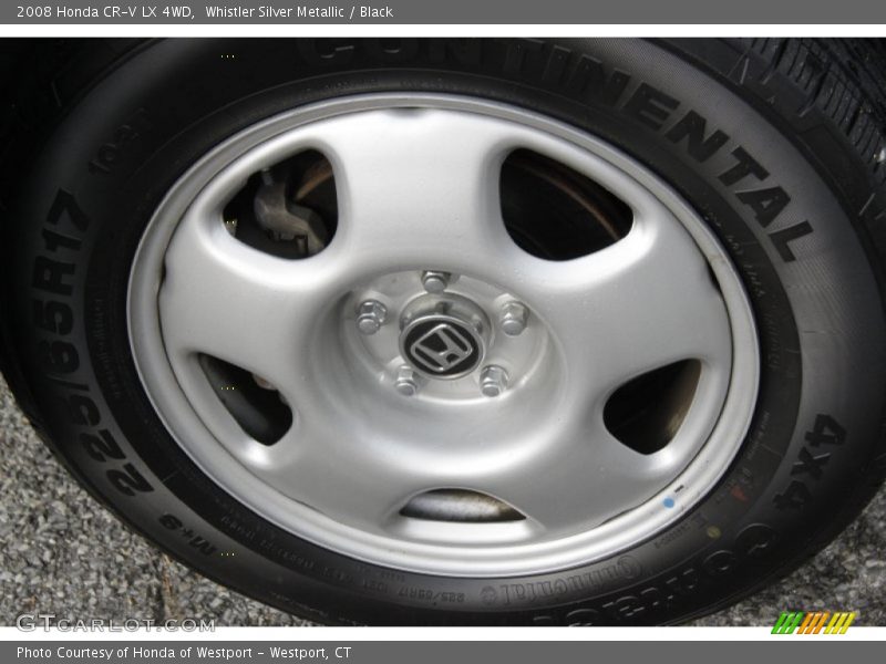Whistler Silver Metallic / Black 2008 Honda CR-V LX 4WD