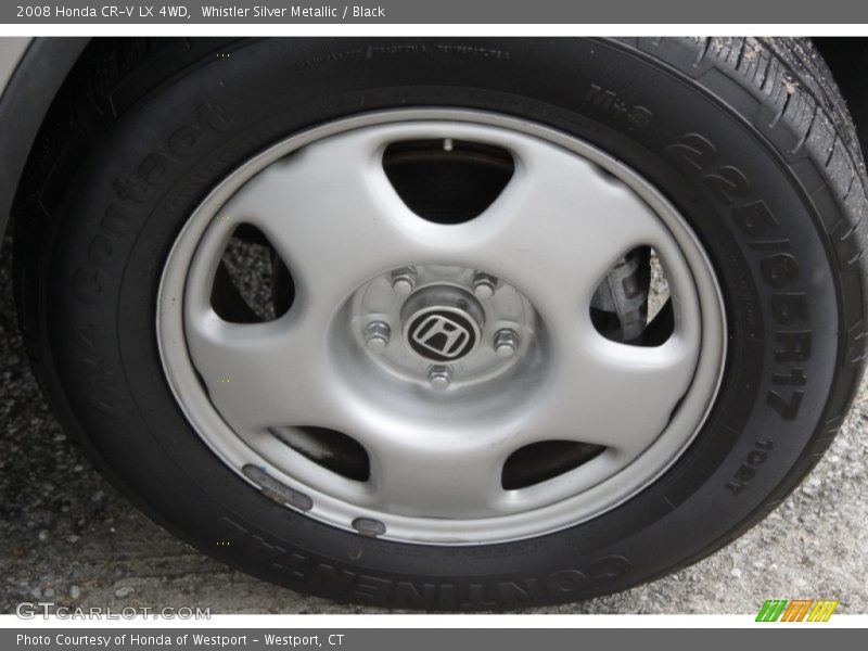 Whistler Silver Metallic / Black 2008 Honda CR-V LX 4WD