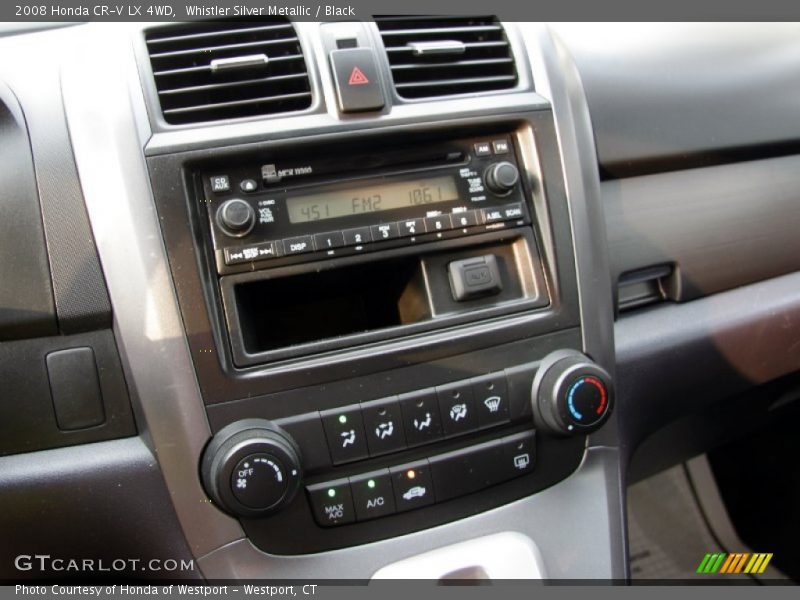 Whistler Silver Metallic / Black 2008 Honda CR-V LX 4WD