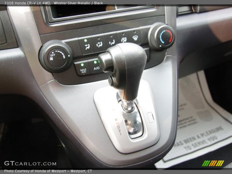 Whistler Silver Metallic / Black 2008 Honda CR-V LX 4WD