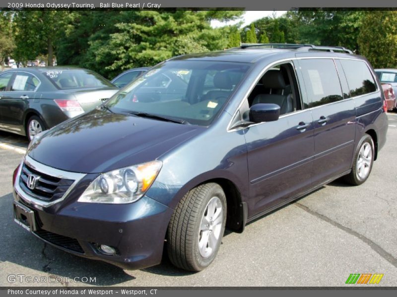 Bali Blue Pearl / Gray 2009 Honda Odyssey Touring