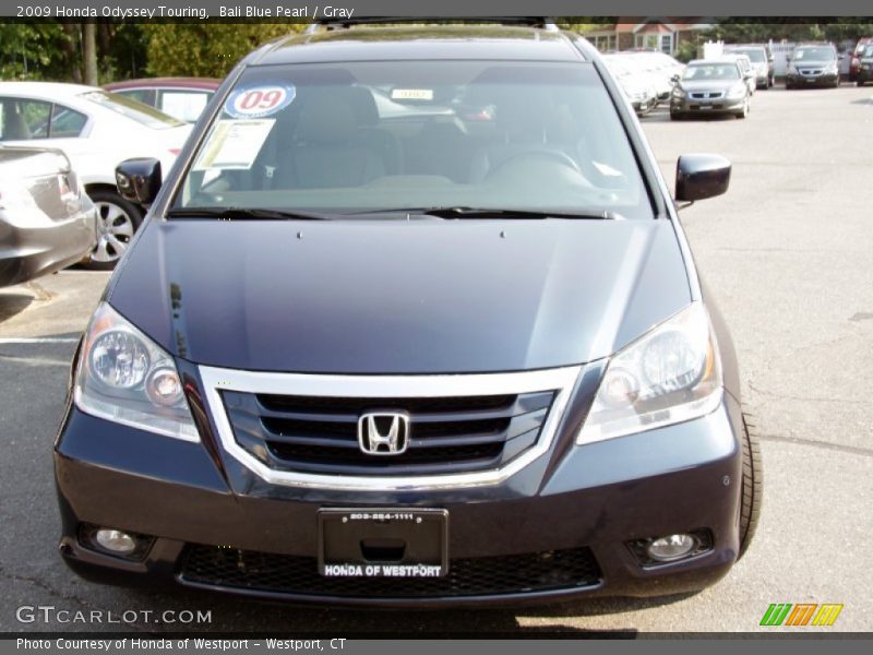 Bali Blue Pearl / Gray 2009 Honda Odyssey Touring