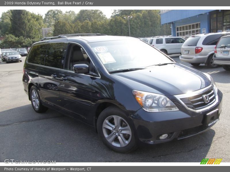 Bali Blue Pearl / Gray 2009 Honda Odyssey Touring