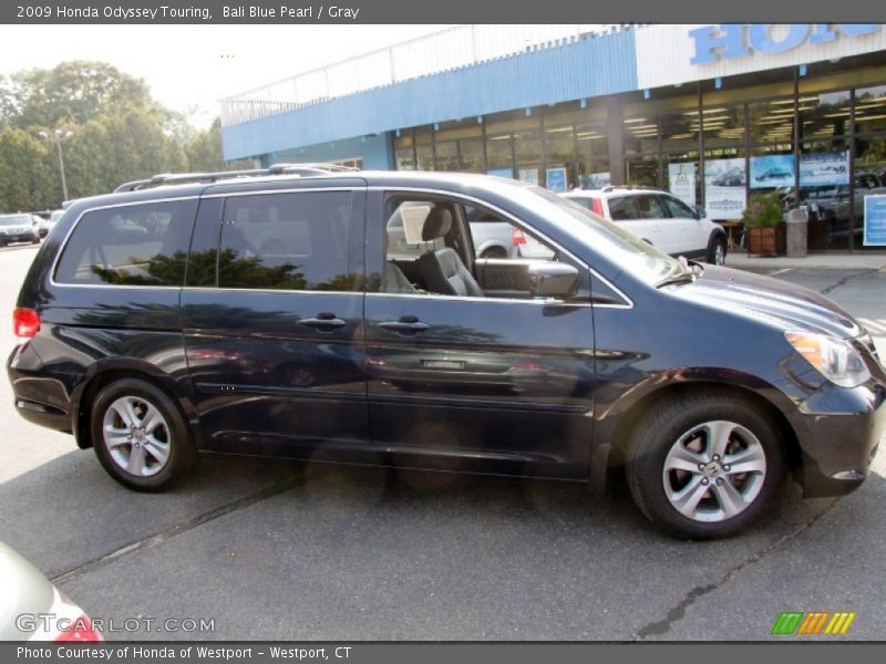 Bali Blue Pearl / Gray 2009 Honda Odyssey Touring
