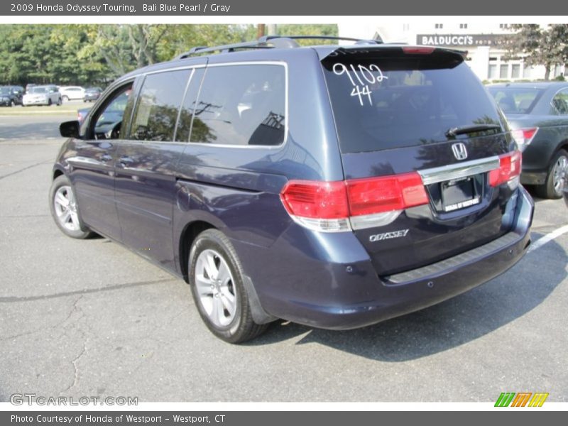 Bali Blue Pearl / Gray 2009 Honda Odyssey Touring