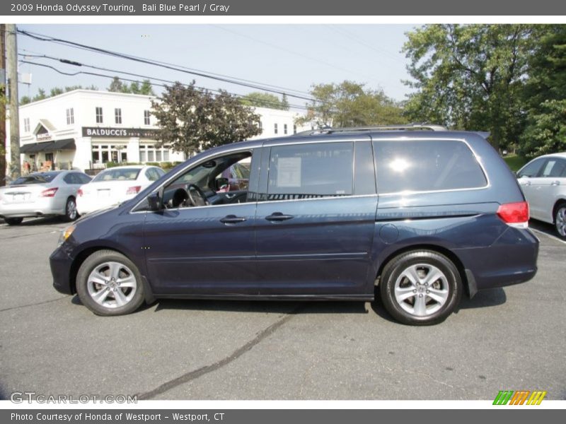Bali Blue Pearl / Gray 2009 Honda Odyssey Touring