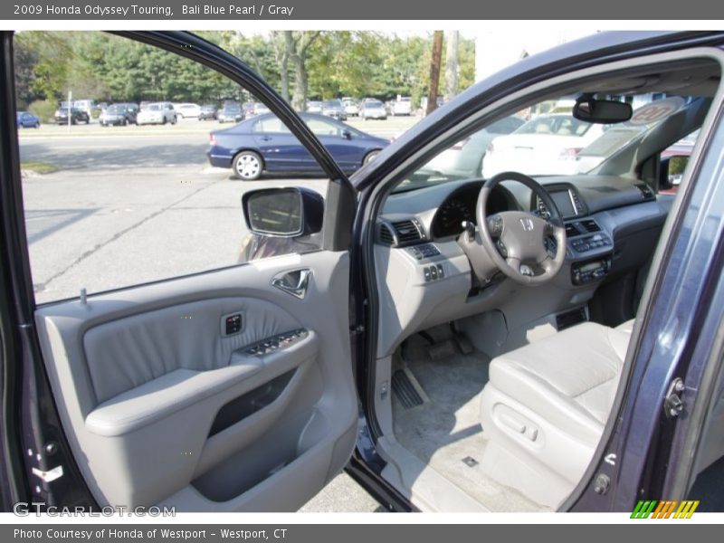 Bali Blue Pearl / Gray 2009 Honda Odyssey Touring