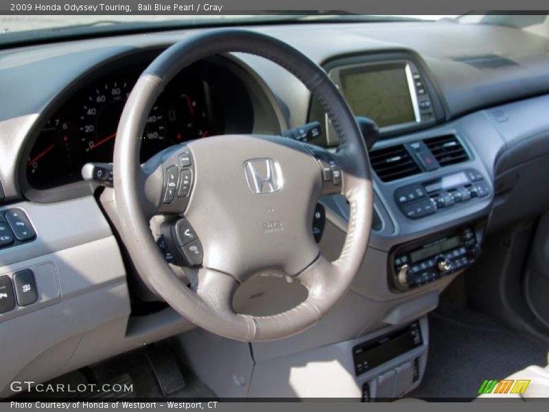 Bali Blue Pearl / Gray 2009 Honda Odyssey Touring