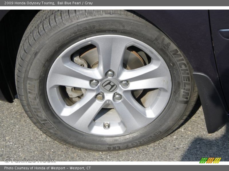 Bali Blue Pearl / Gray 2009 Honda Odyssey Touring