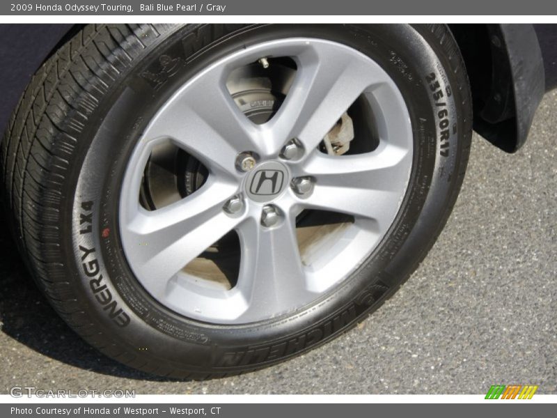 Bali Blue Pearl / Gray 2009 Honda Odyssey Touring
