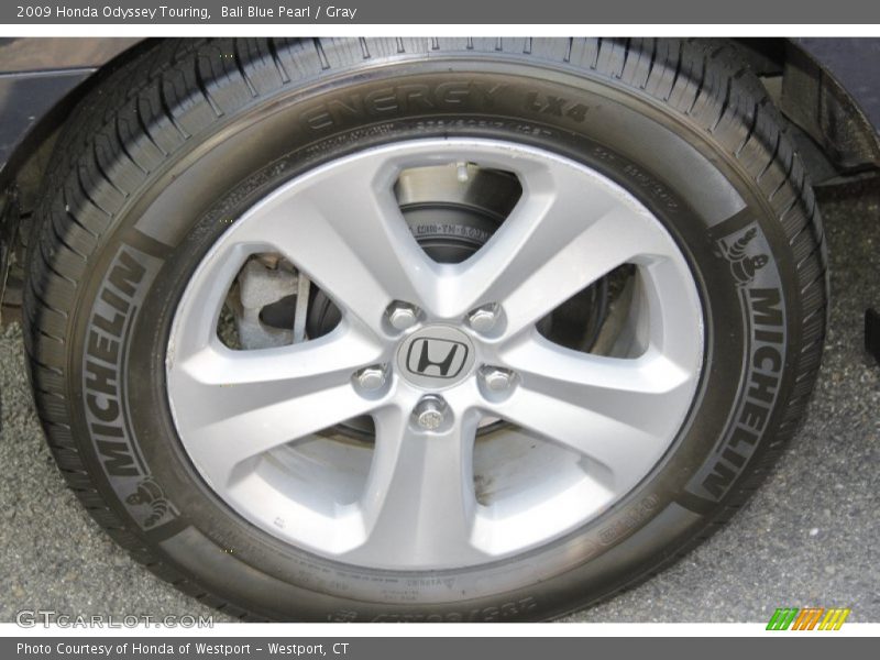 Bali Blue Pearl / Gray 2009 Honda Odyssey Touring